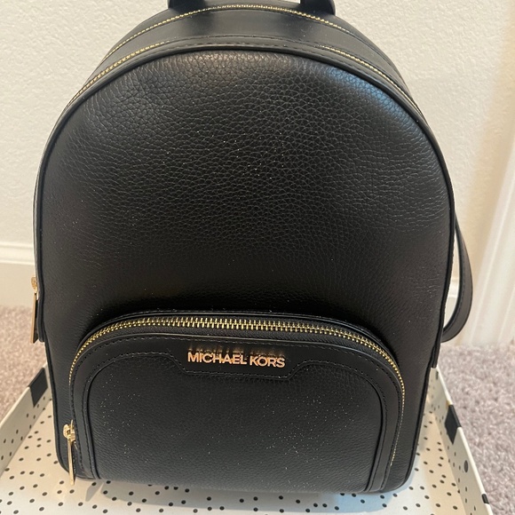 Michael Kors Black Backpack - Picture 1 of 9